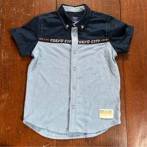 Boy's Blue and Gray Shirt